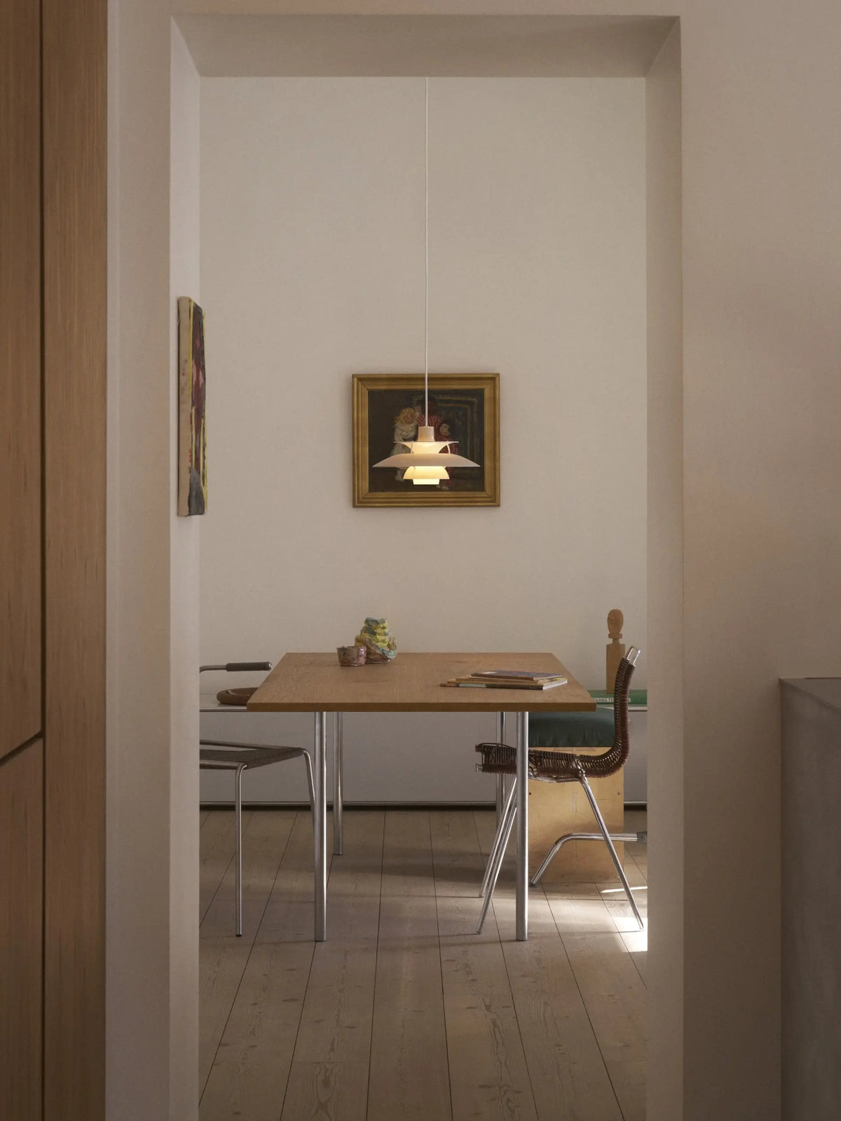 Louis Poulsen PH 5 320 Opal riippuvalaisin beige Louis Poulsen