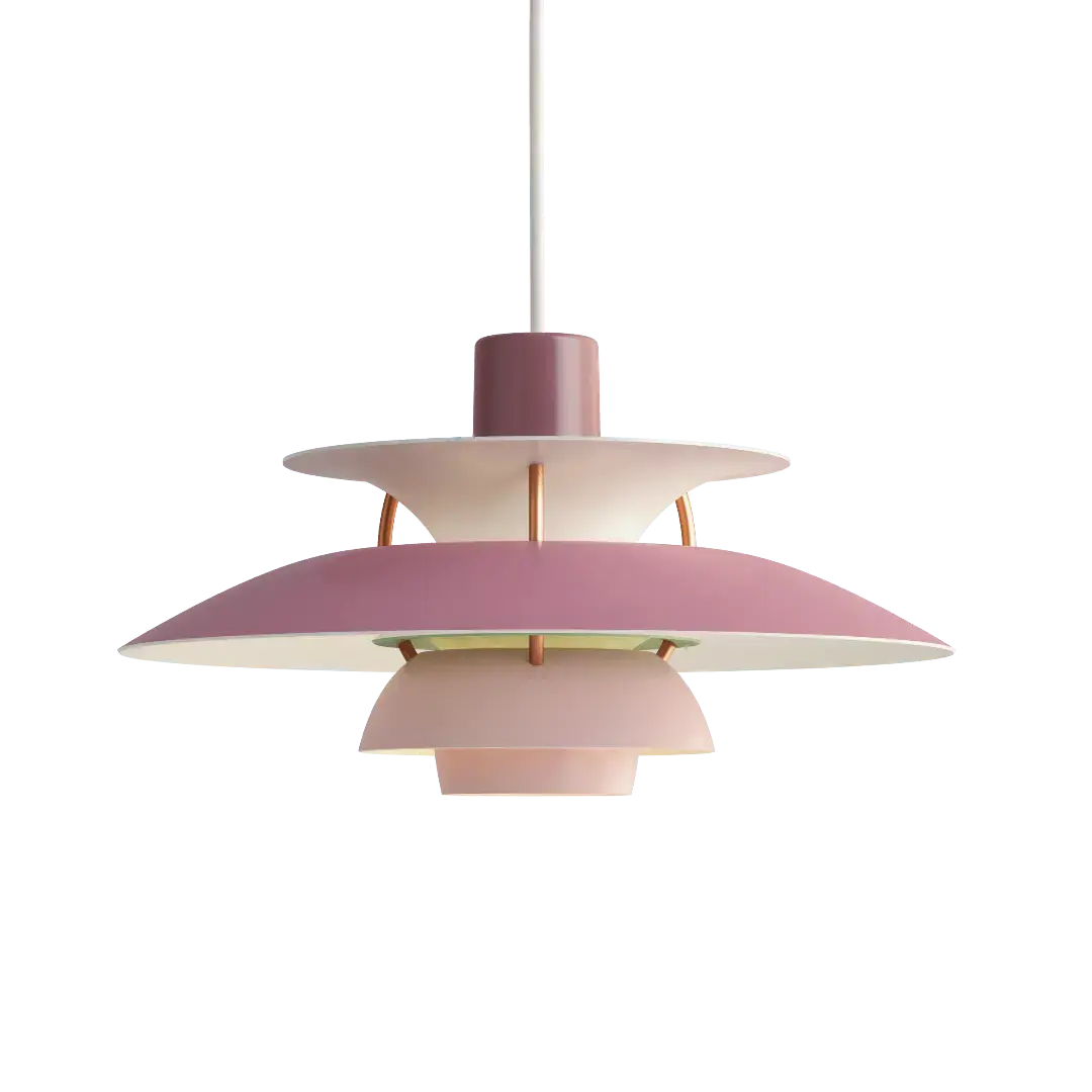 Louis Poulsen PH 5 Mini riippuvalaisin roosa - Laatukaluste