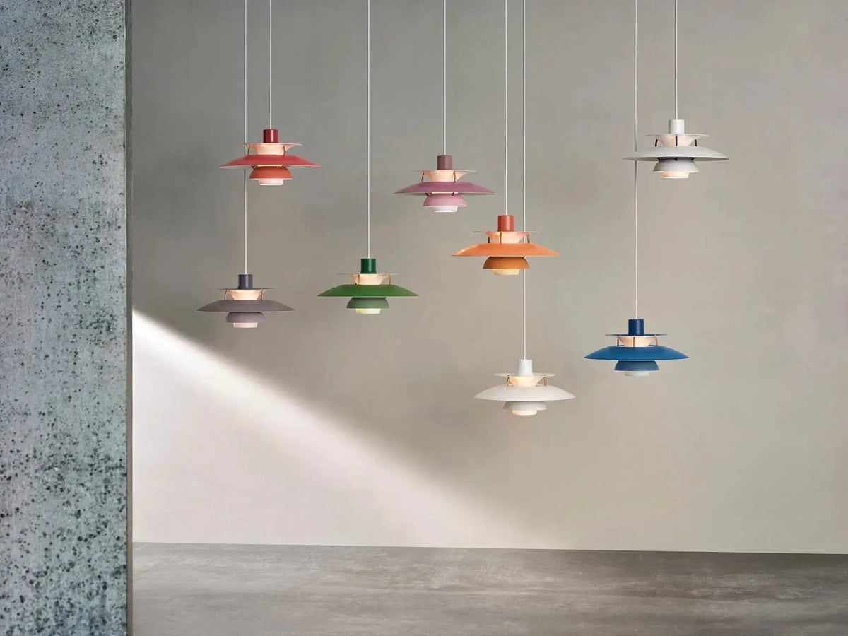 Louis Poulsen PH 5 Mini riippuvalaisin roosa - Laatukaluste