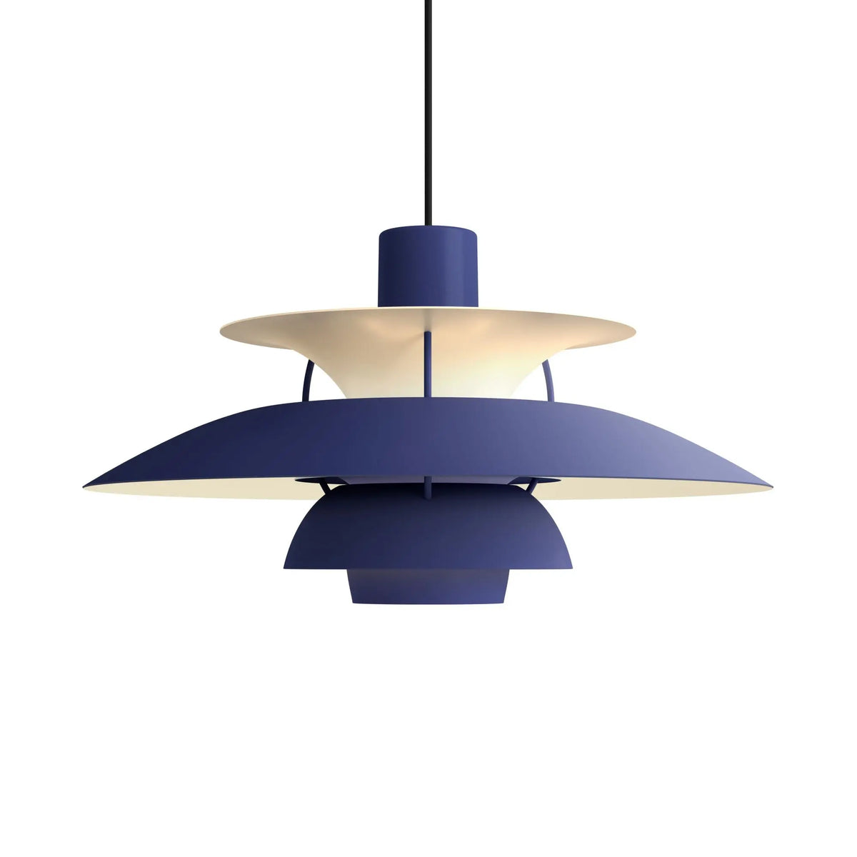 Louis Poulsen PH 5 riippuvalaisin Monochrome haaleansininen Louis Poulsen