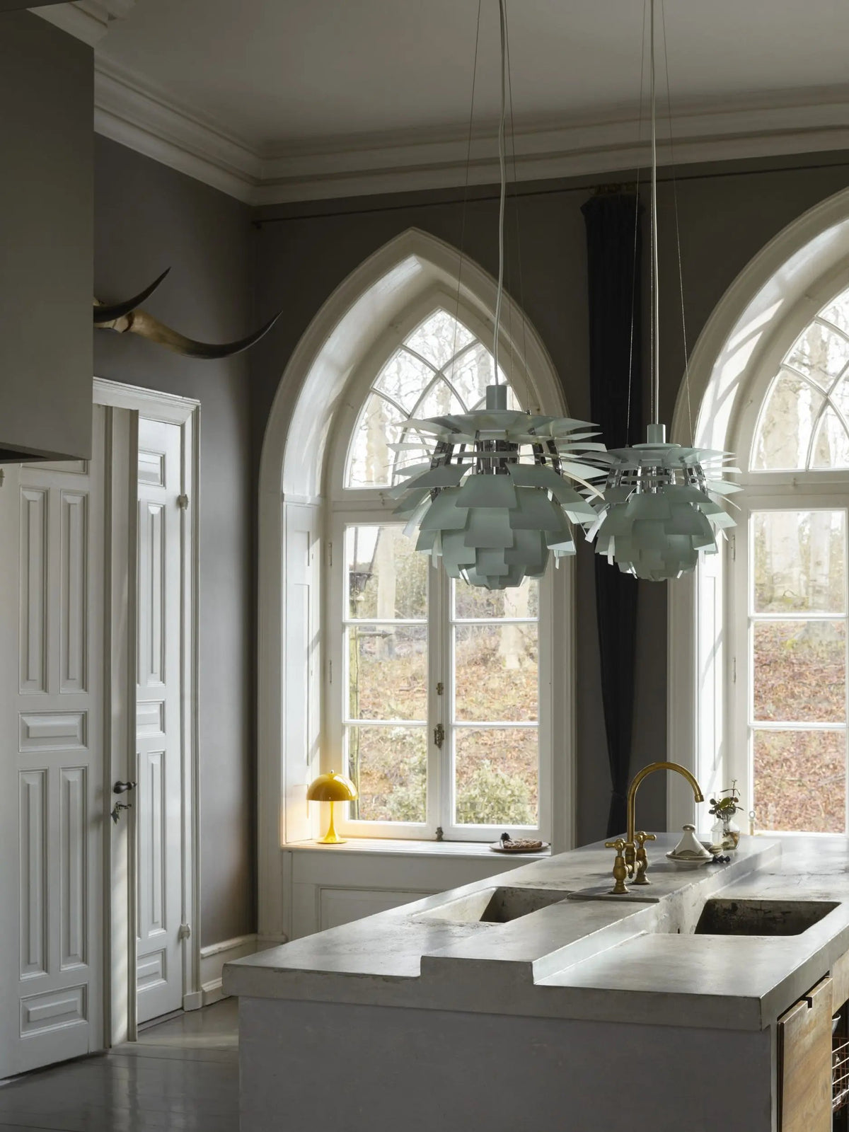 Louis Poulsen PH Artichoke Ø48 riippuvalaisin vihreä/kromi Louis Poulsen