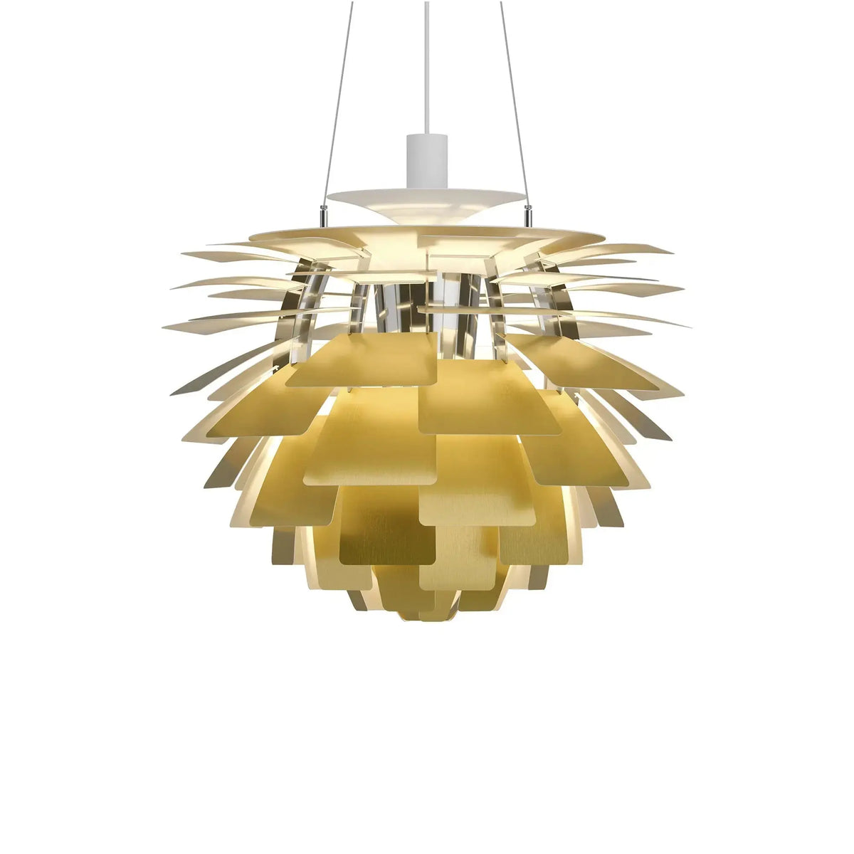 Louis Poulsen PH Artichoke riippuvalaisin Ø60cm messinki Louis Poulsen