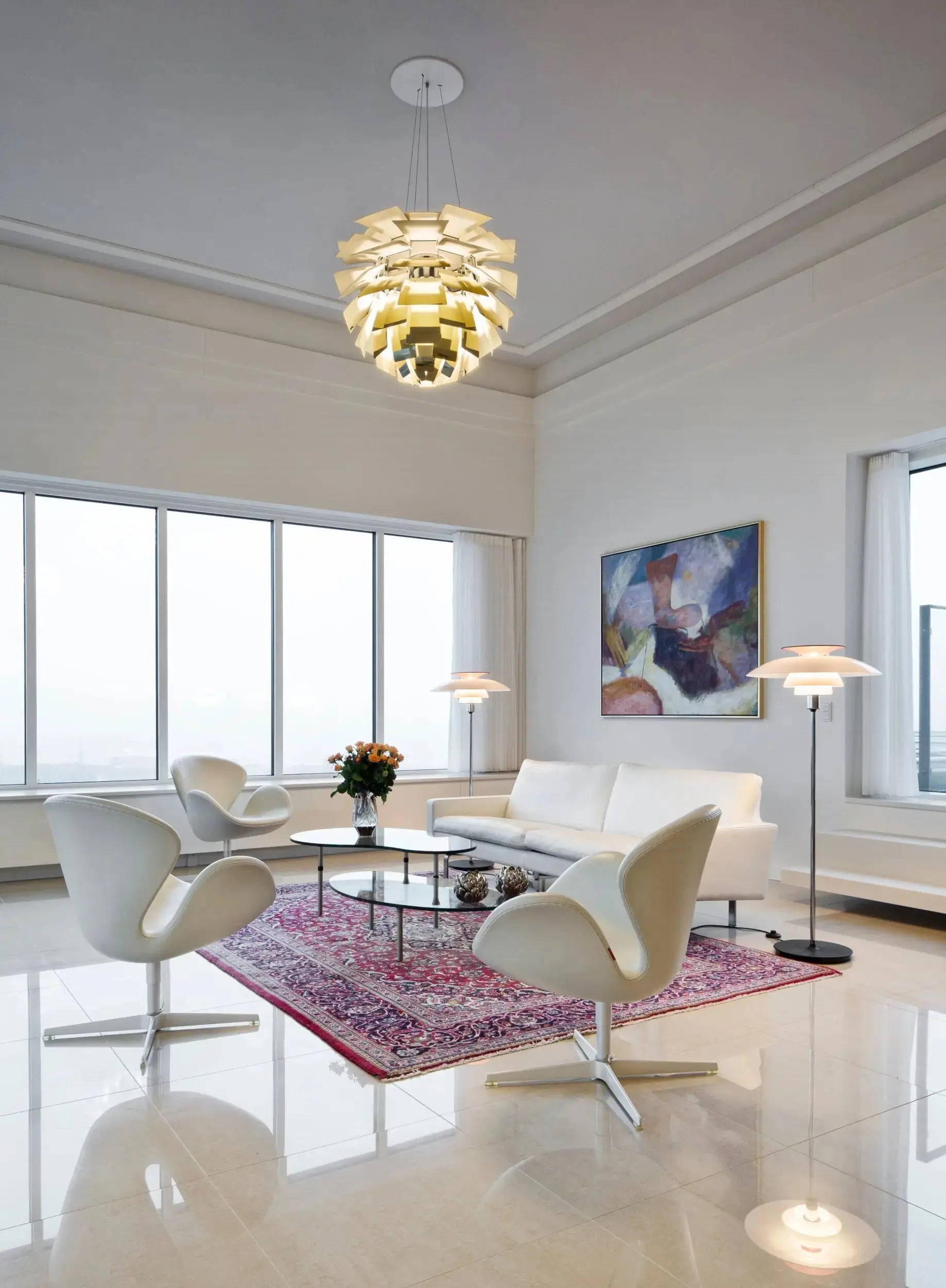 Louis Poulsen PH Artichoke riippuvalaisin Ø60cm messinki Louis Poulsen