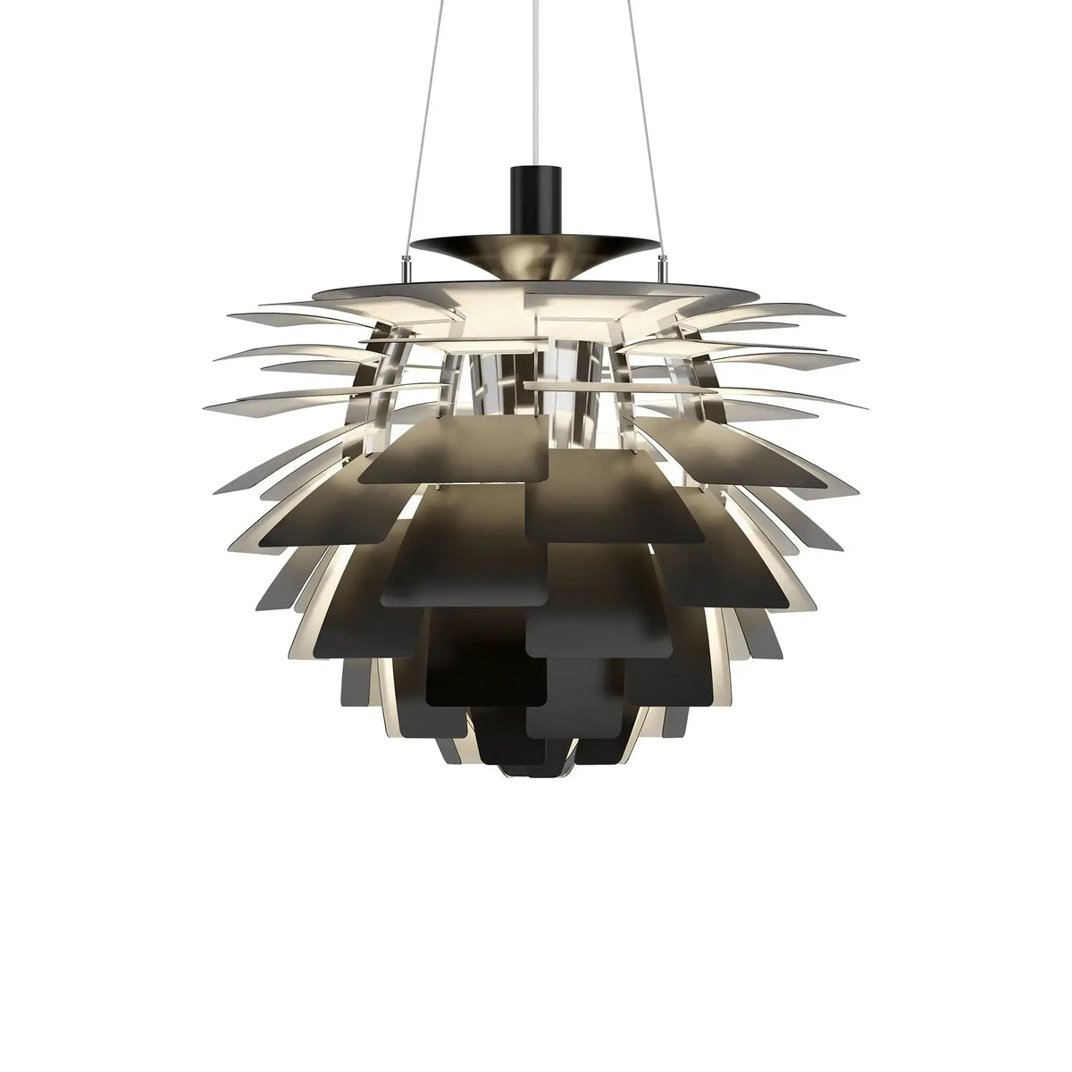 Louis Poulsen PH Artichoke riippuvalaisin Ø60cm musta Louis Poulsen