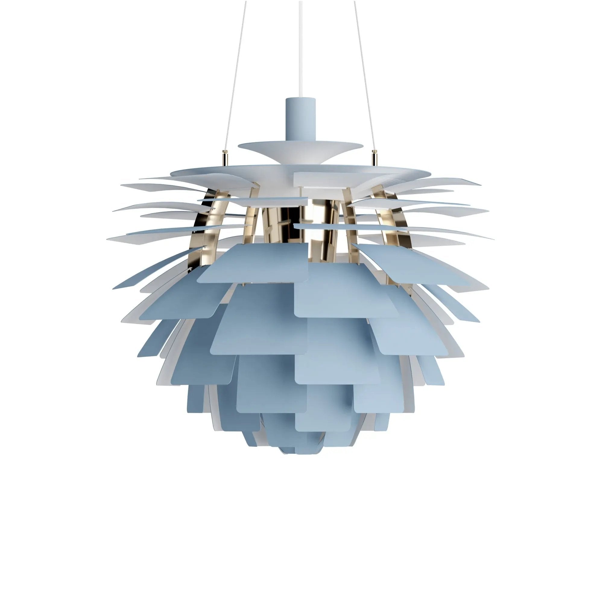 Louis Poulsen PH Artichoke Ø60 riippuvalaisin sininen/messinki Louis Poulsen