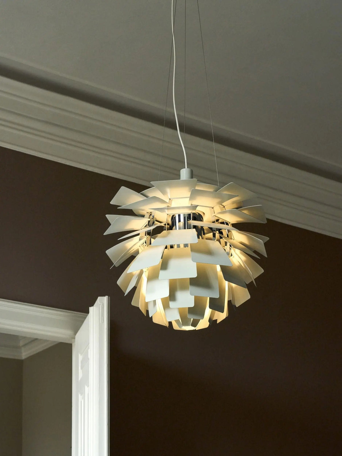 Louis Poulsen PH Artichoke Ø48 riippuvalaisin vihreä/kromi Louis Poulsen