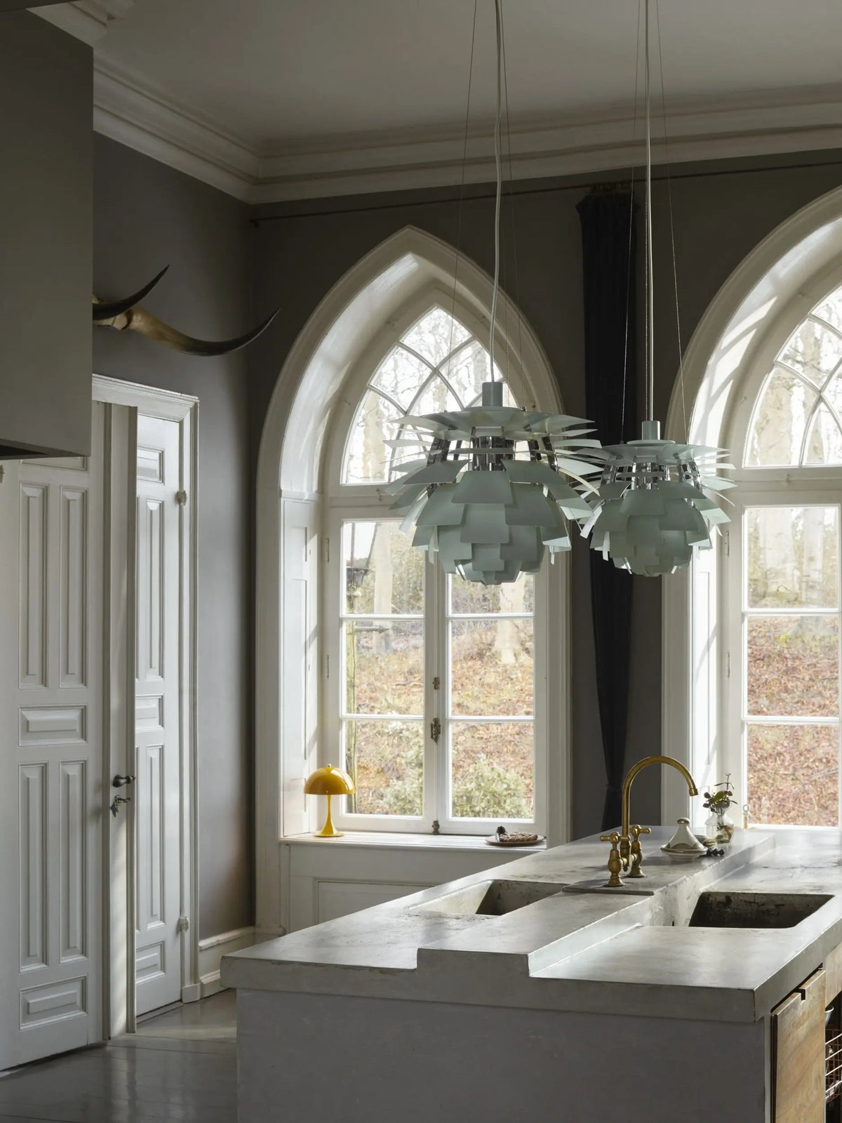 Louis Poulsen PH Artichoke Ø60 riippuvalaisin vihreä/kromi Louis Poulsen