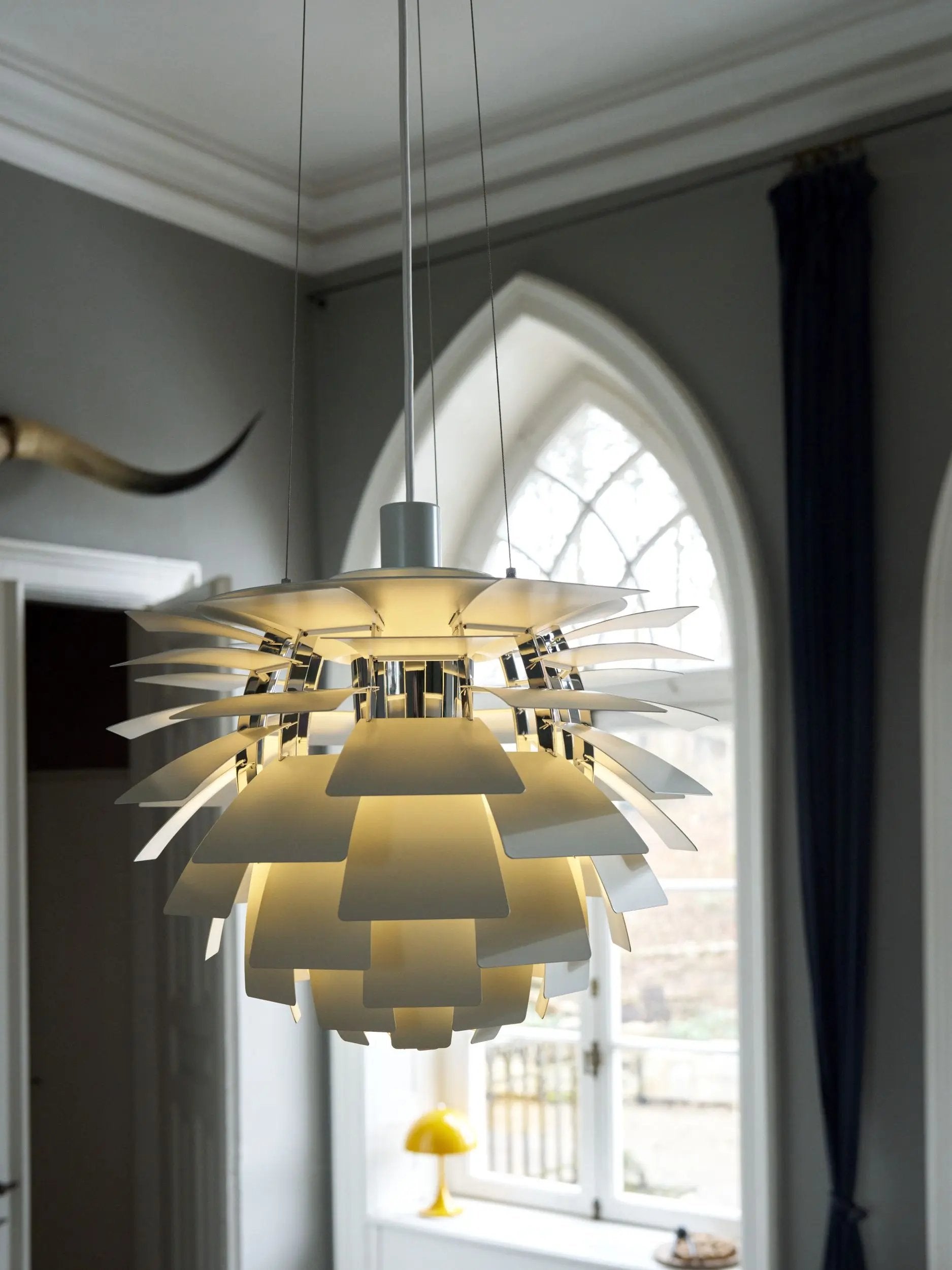 Louis Poulsen PH Artichoke Ø48 riippuvalaisin vihreä/kromi Louis Poulsen