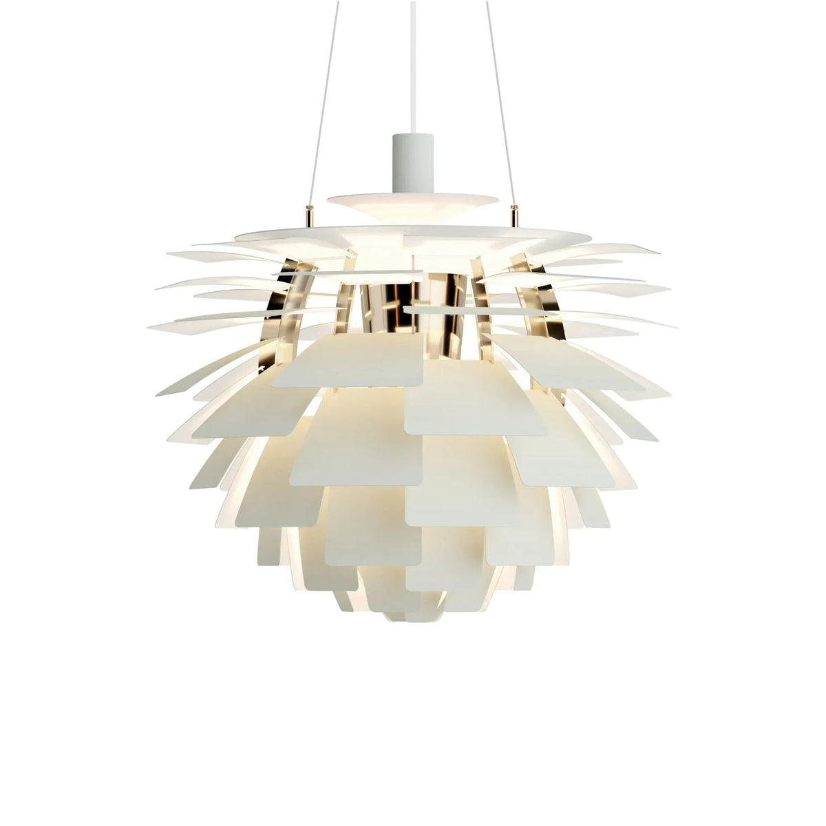 Louis Poulsen PH Artichoke Ø60 riippuvalaisin vihreä/messinki Louis Poulsen