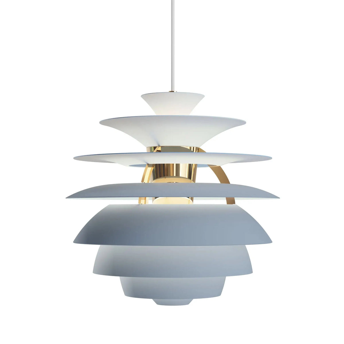 Louis Poulsen PH Snowball riippuvalaisin sininen/messinki Louis Poulsen