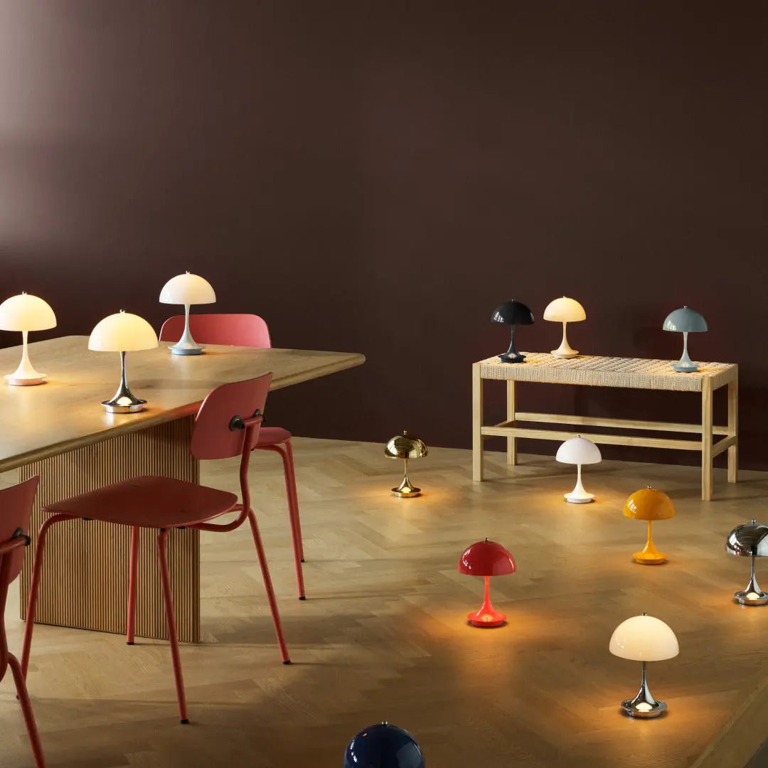 Louis Poulsen Panthella 160 Portable V3 pöytävalaisin valkoinen Louis Poulsen