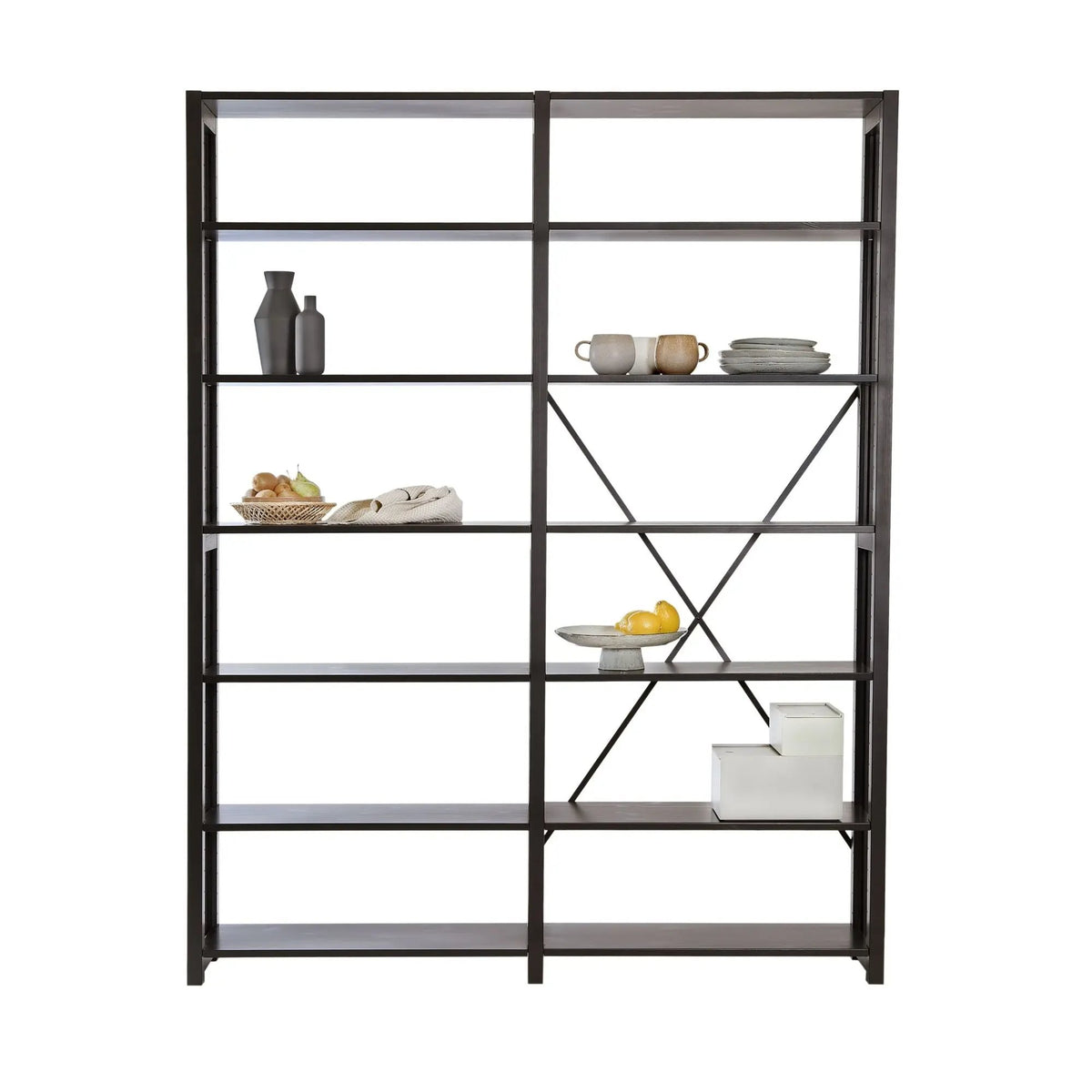 Lundia Classic 208x165 hyllykkö musta Lundia