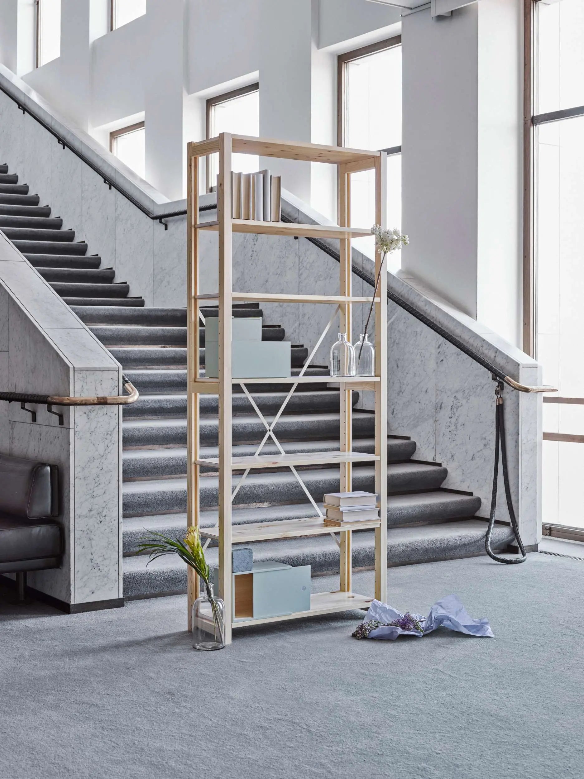 Lundia Classic 208x84 hyllykkö mänty Lundia