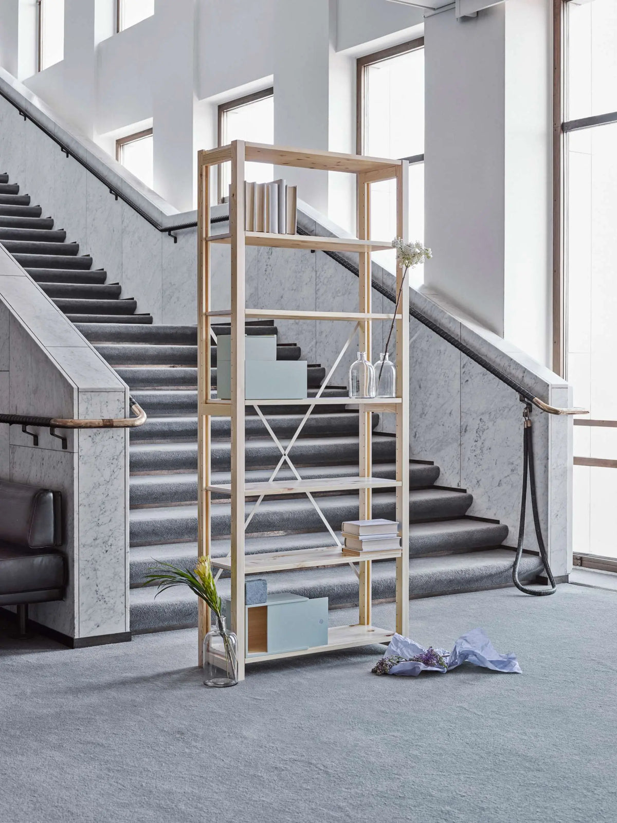 Lundia Classic 208x84 hyllykkö mänty Lundia