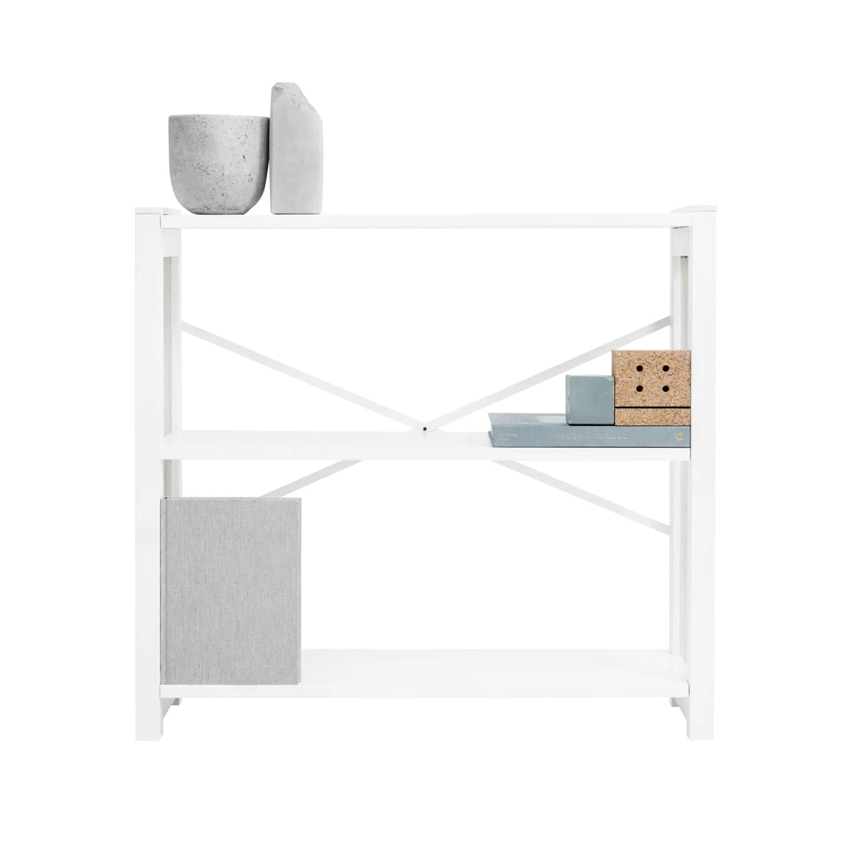 Lundia Classic 78x84 hyllykkö valkoinen Lundia