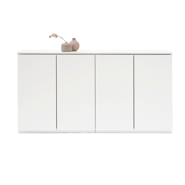 Lundia Fuuga 128x69 senkki sokkelilla valkoinen Lundia