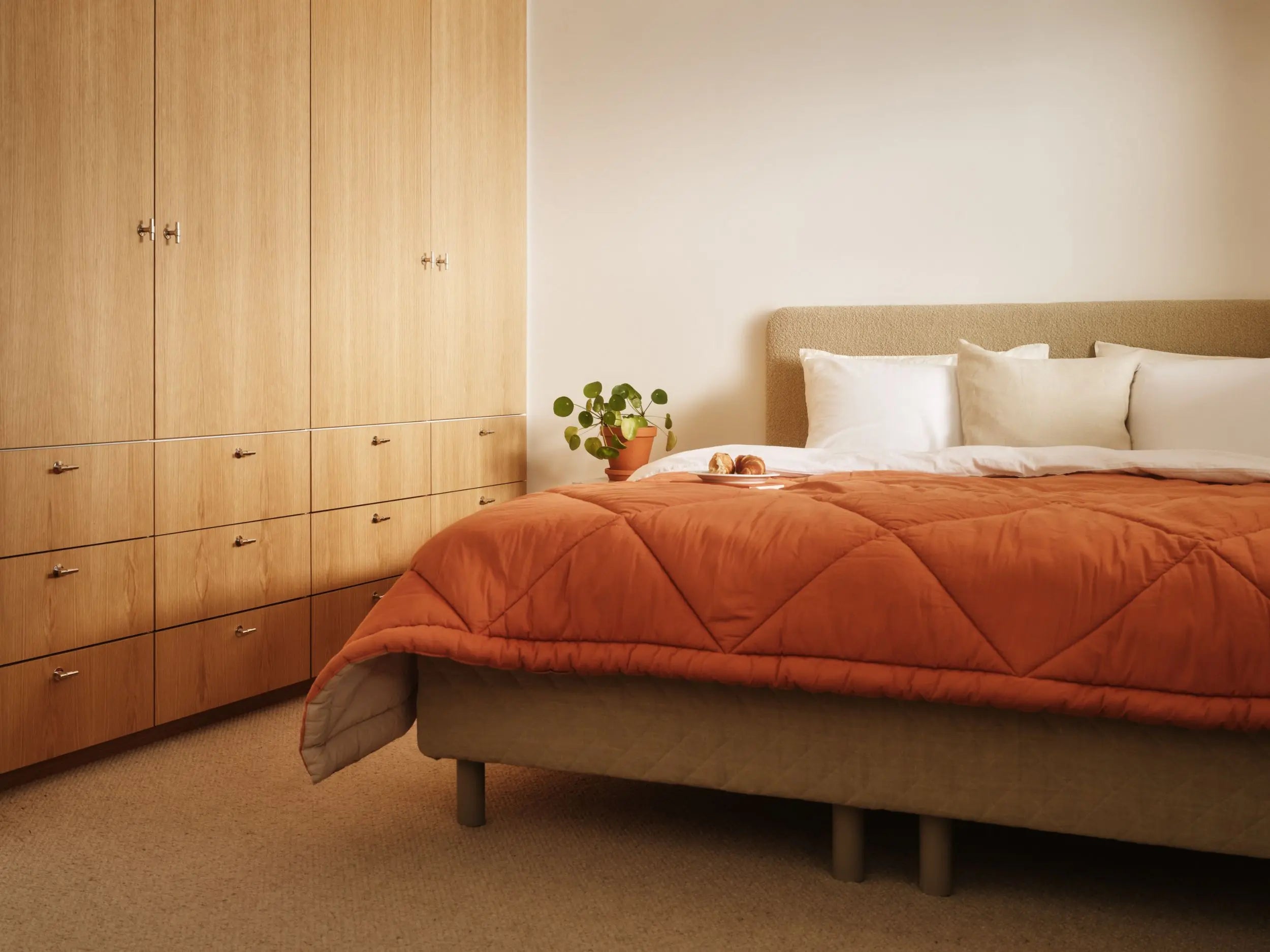 Matri Piia päiväpeitto 260x260 terracotta/sand Matri