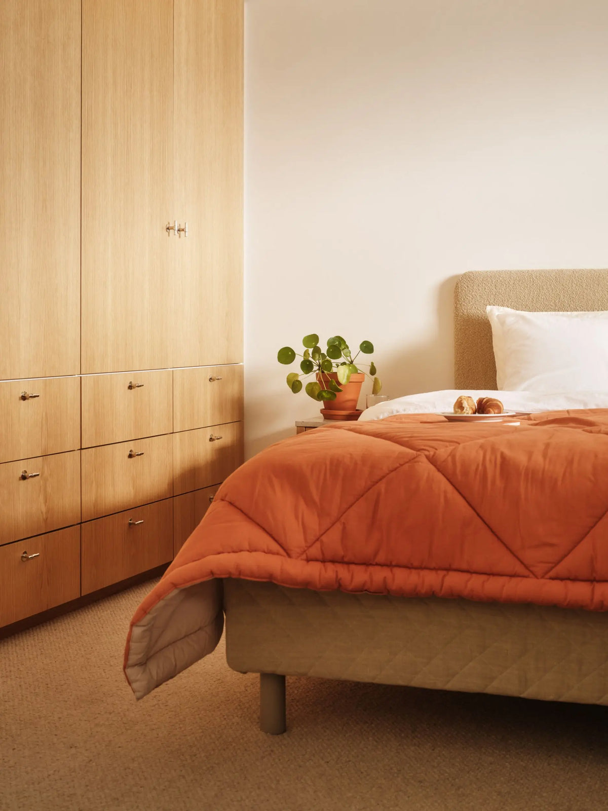 Matri Piia päiväpeitto 260x260 terracotta/sand Matri