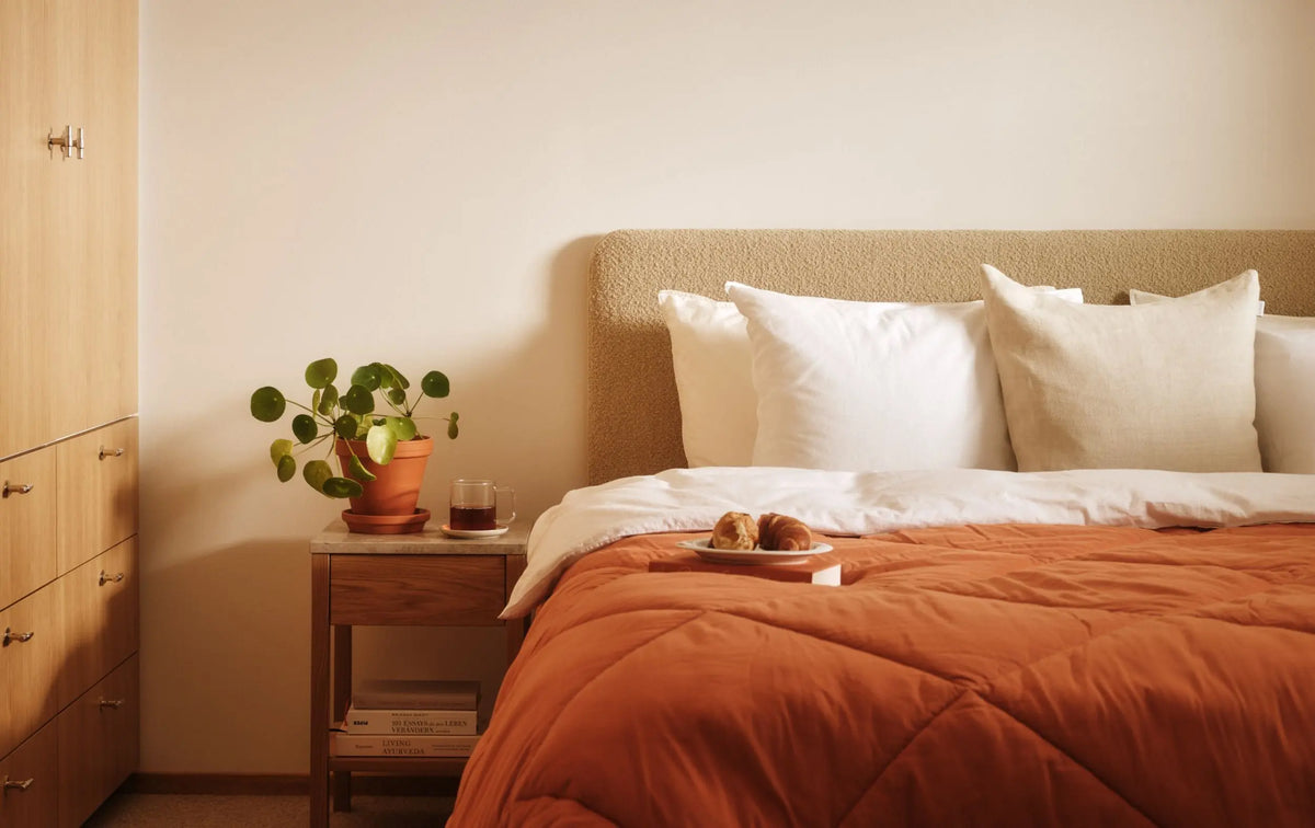 Matri Piia päiväpeitto 260x260 terracotta/sand Matri