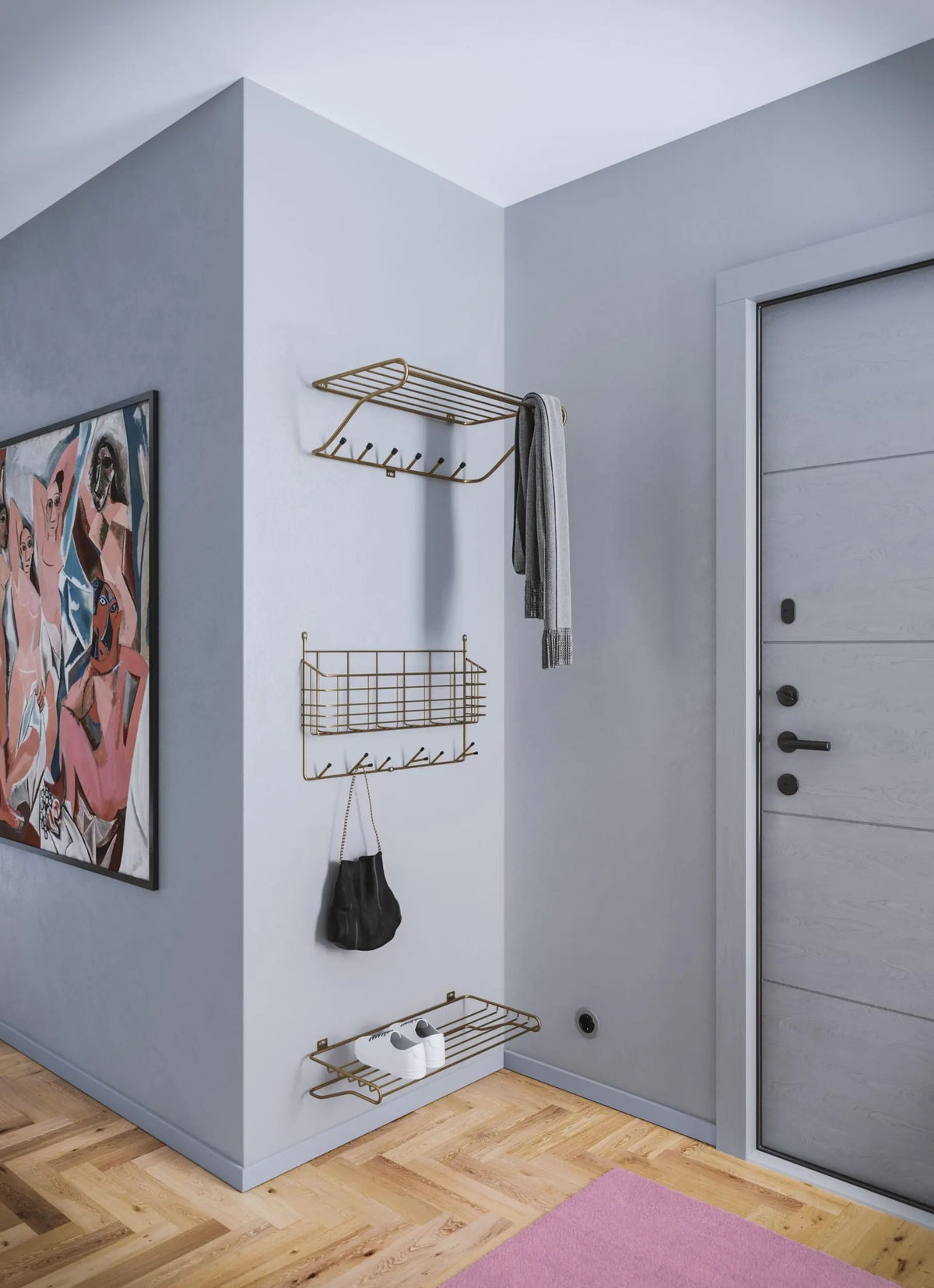 Maze hattuhylly messinki Maze