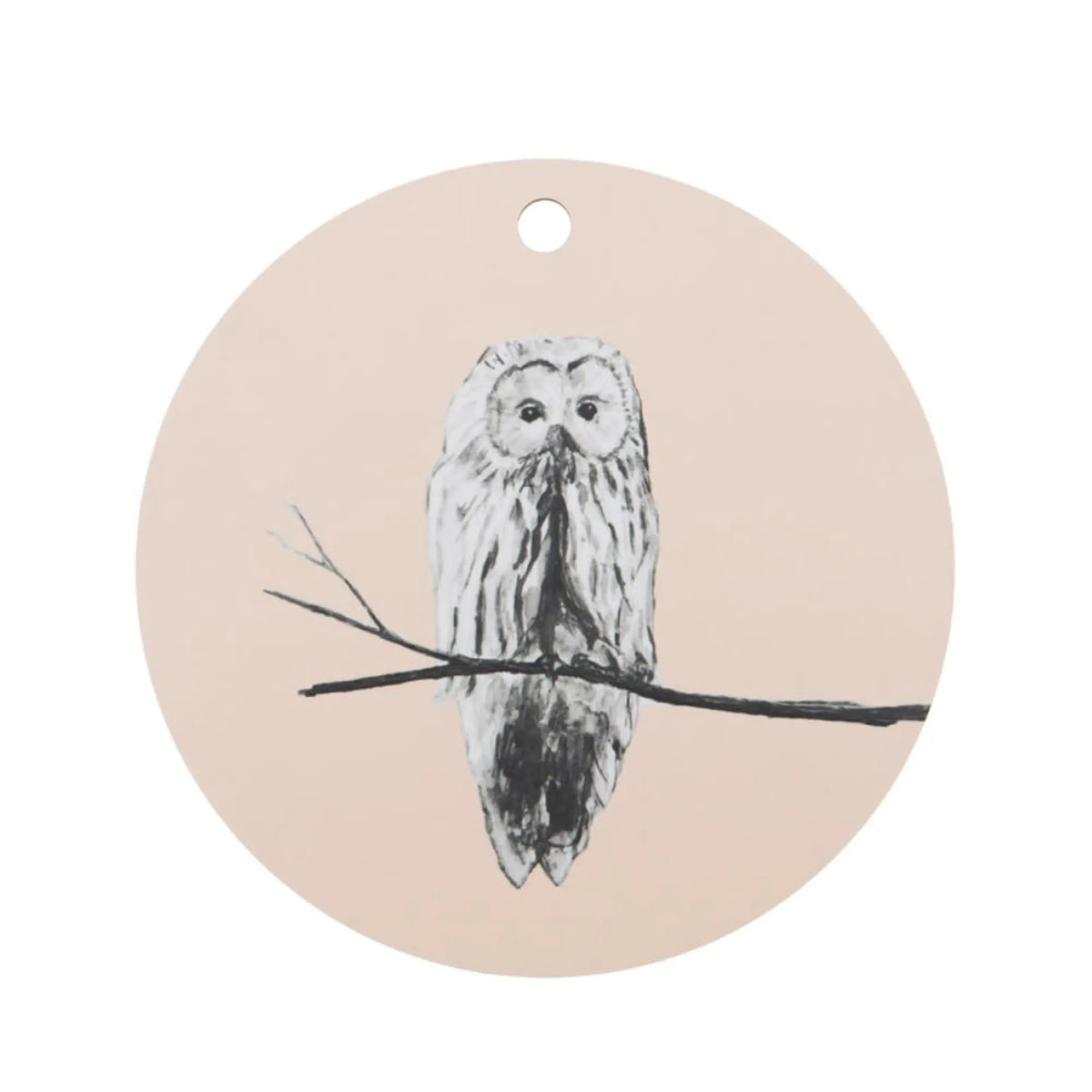 Miiko Pöllö leikkuulauta 30cm nude - Laatukaluste