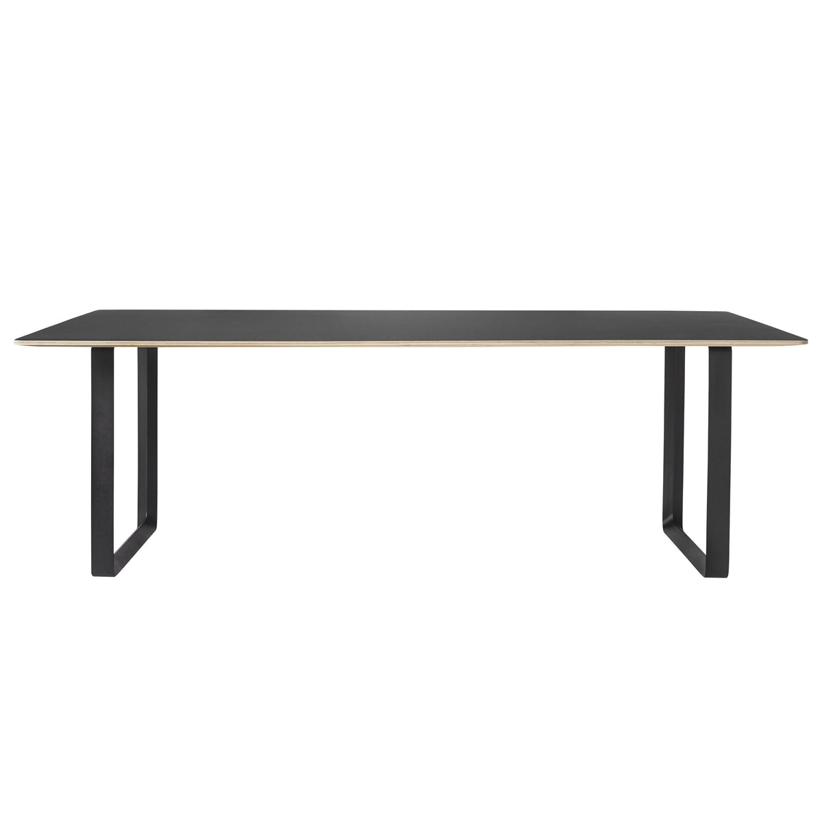 Muuto 70/70 pöytä 225x90 musta/musta - Laatukaluste