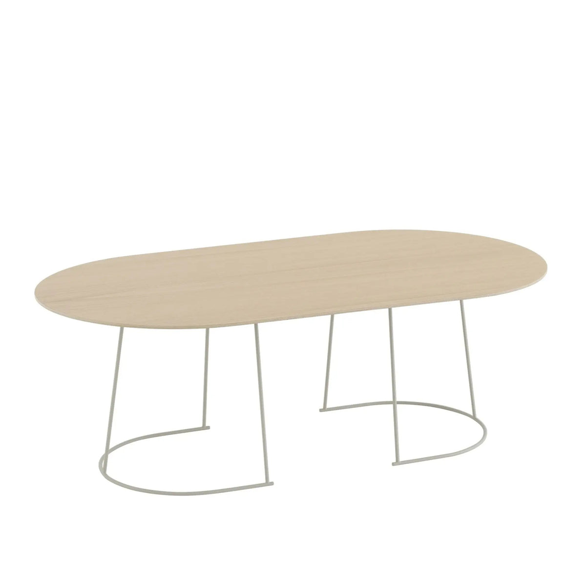 Muuto Airy L sohvapöytä tammi/valkoinen Muuto