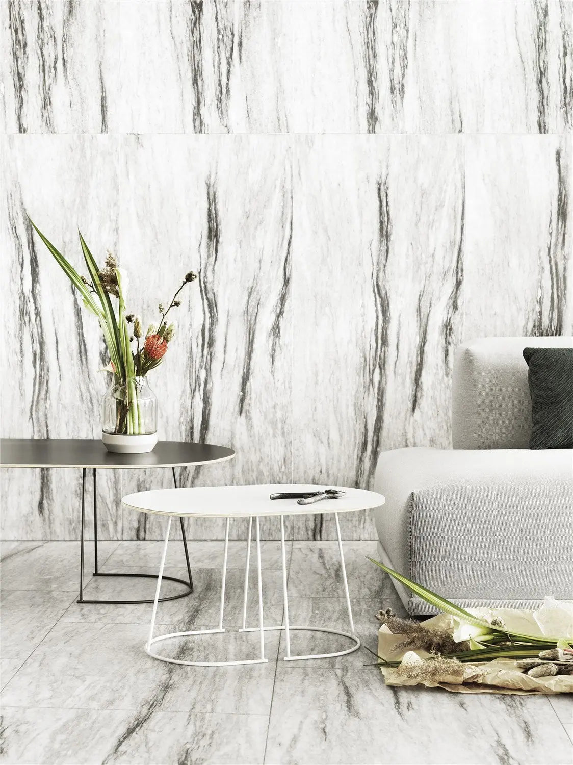 Muuto Airy S sohvapöytä valkoinen Muuto