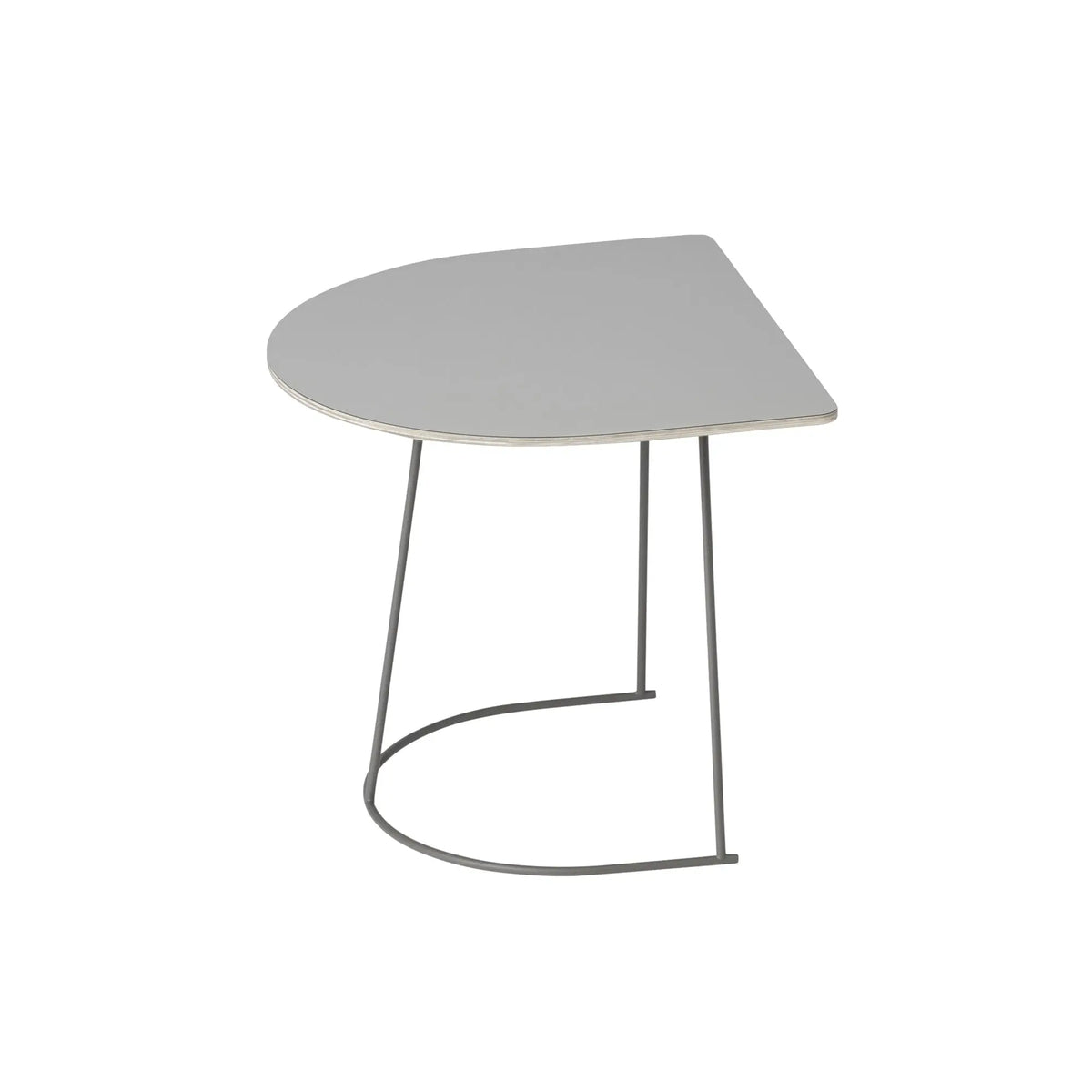Muuto Airy puolikas sohvapöytä harmaa Muuto