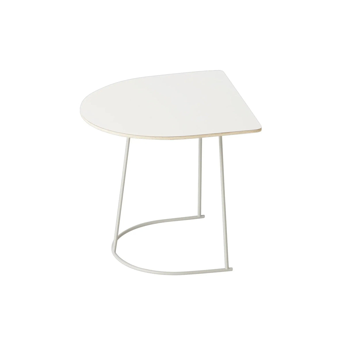 Muuto Airy puolikas sohvapöytä valkoinen Muuto