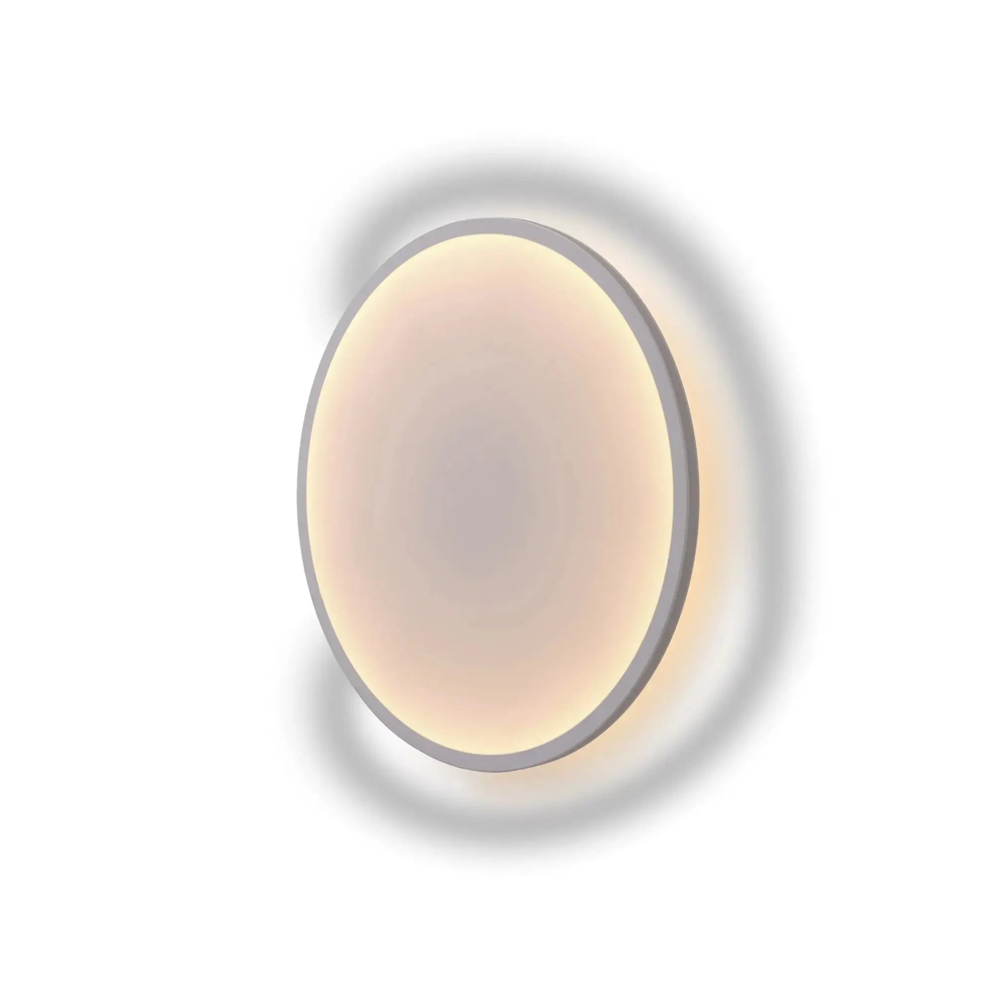 Muuto Calm seinävalaisin Ø68 kiinteä valkoinen/harmaa Muuto