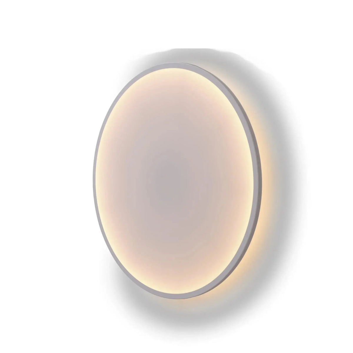 Muuto Calm seinävalaisin Ø90 kiinteä valkoinen/harmaa Muuto