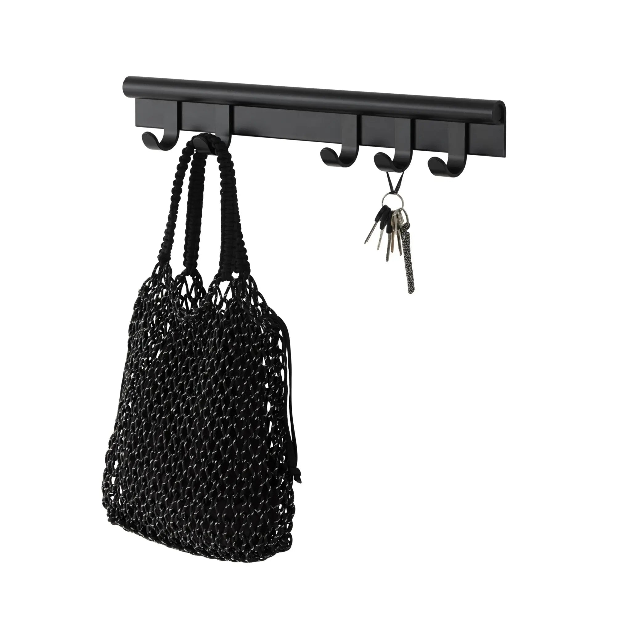 Muuto Coil naulakko 60 cm musta - Laatukaluste