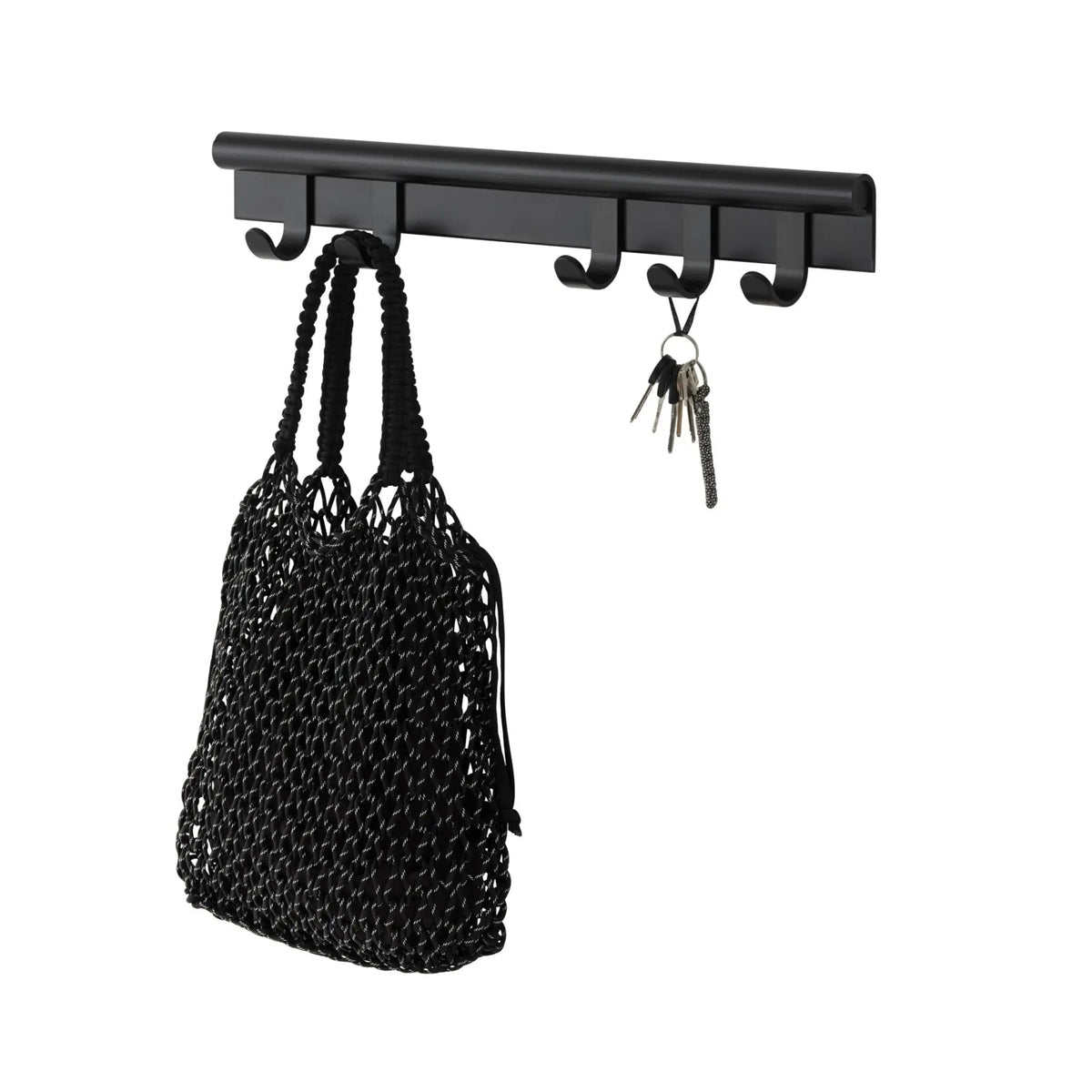 Muuto Coil naulakko 60 cm musta - Laatukaluste