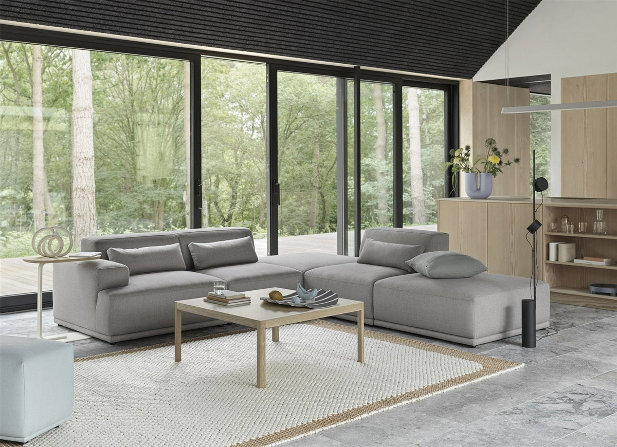 Muuto Connect Soft 2-istuttava moduulisohva Re-wool 128 - Laatukaluste