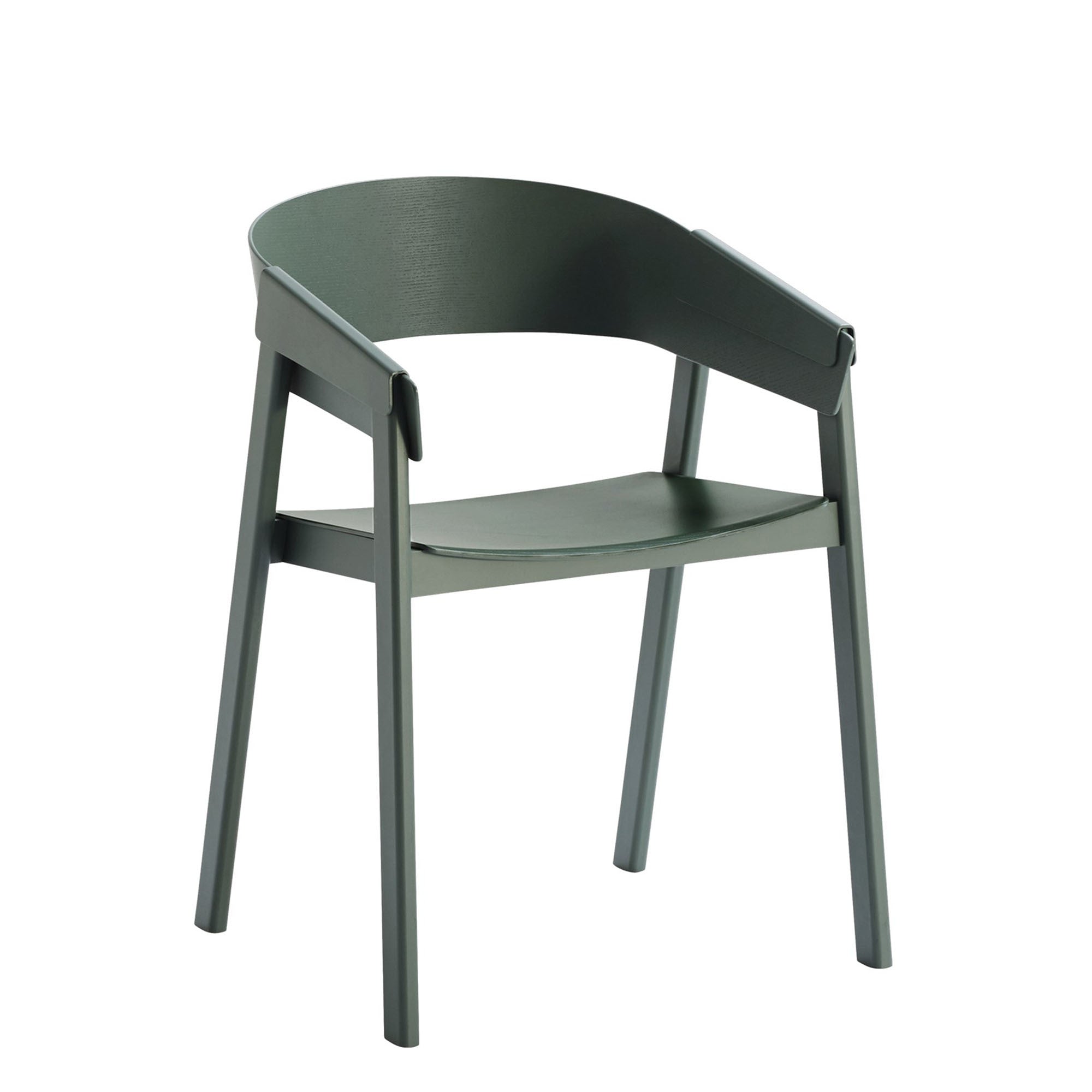 Muuto Cover käsinojatuoli vihreä - Laatukaluste