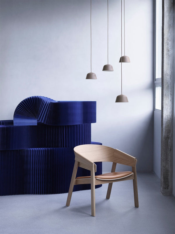 Muuto Cover lounge tuoli tammi/nahka - Laatukaluste