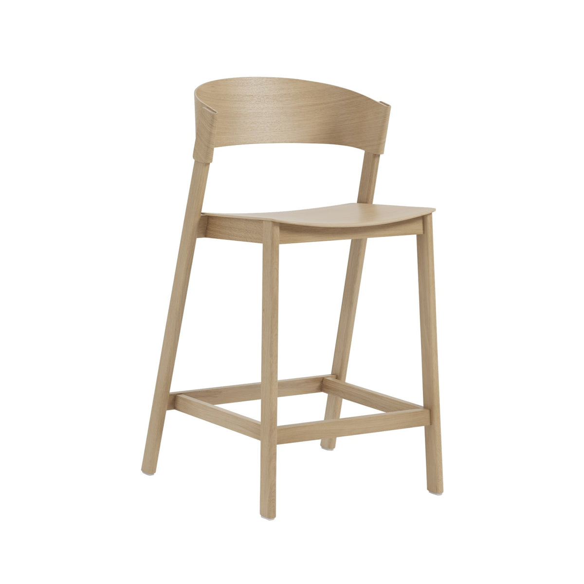 Muuto Cover matala baarituoli tammi - Laatukaluste