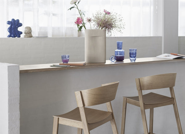 Muuto Cover matala baarituoli tammi - Laatukaluste