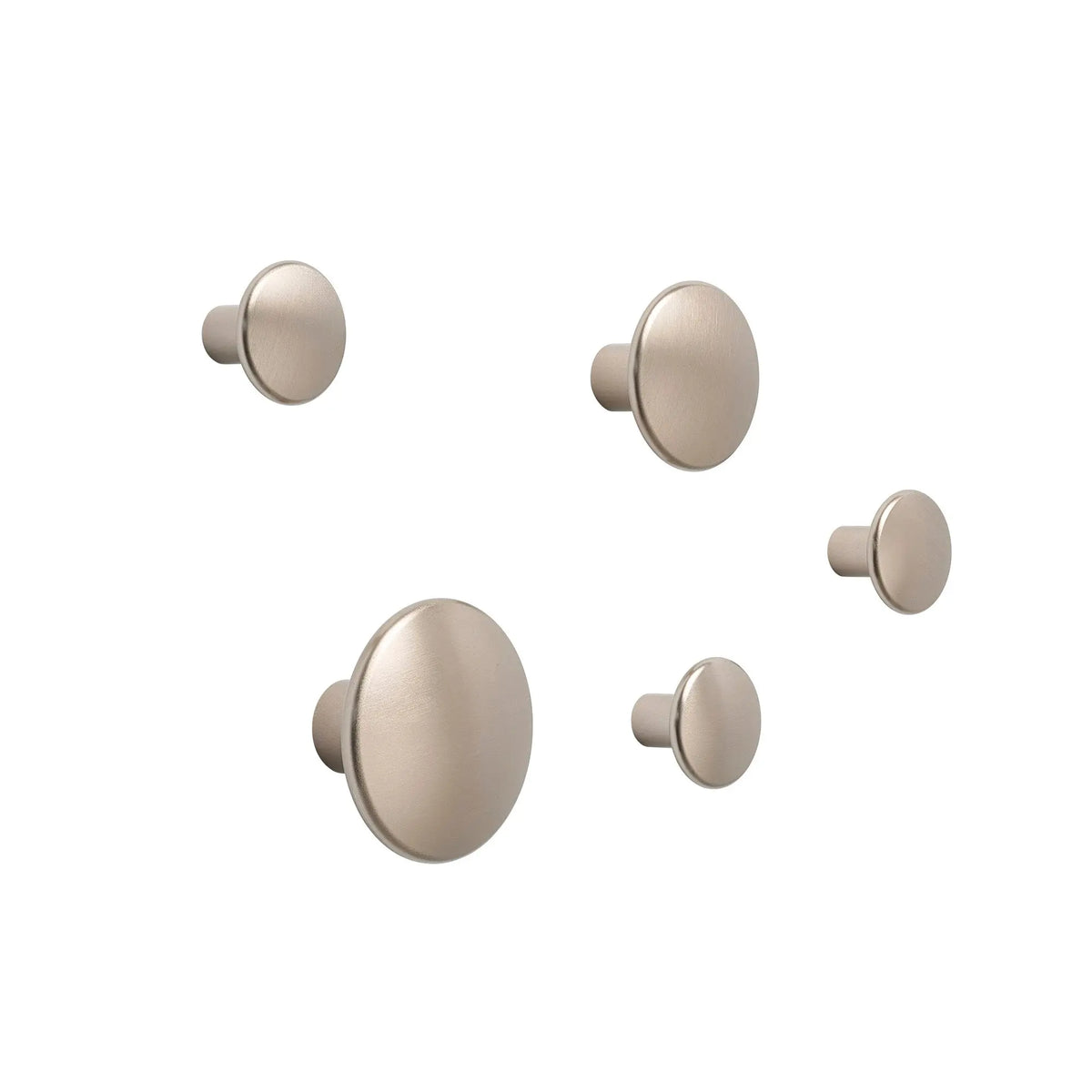 Muuto Dots Metal ripustin 5 kpl - Laatukaluste