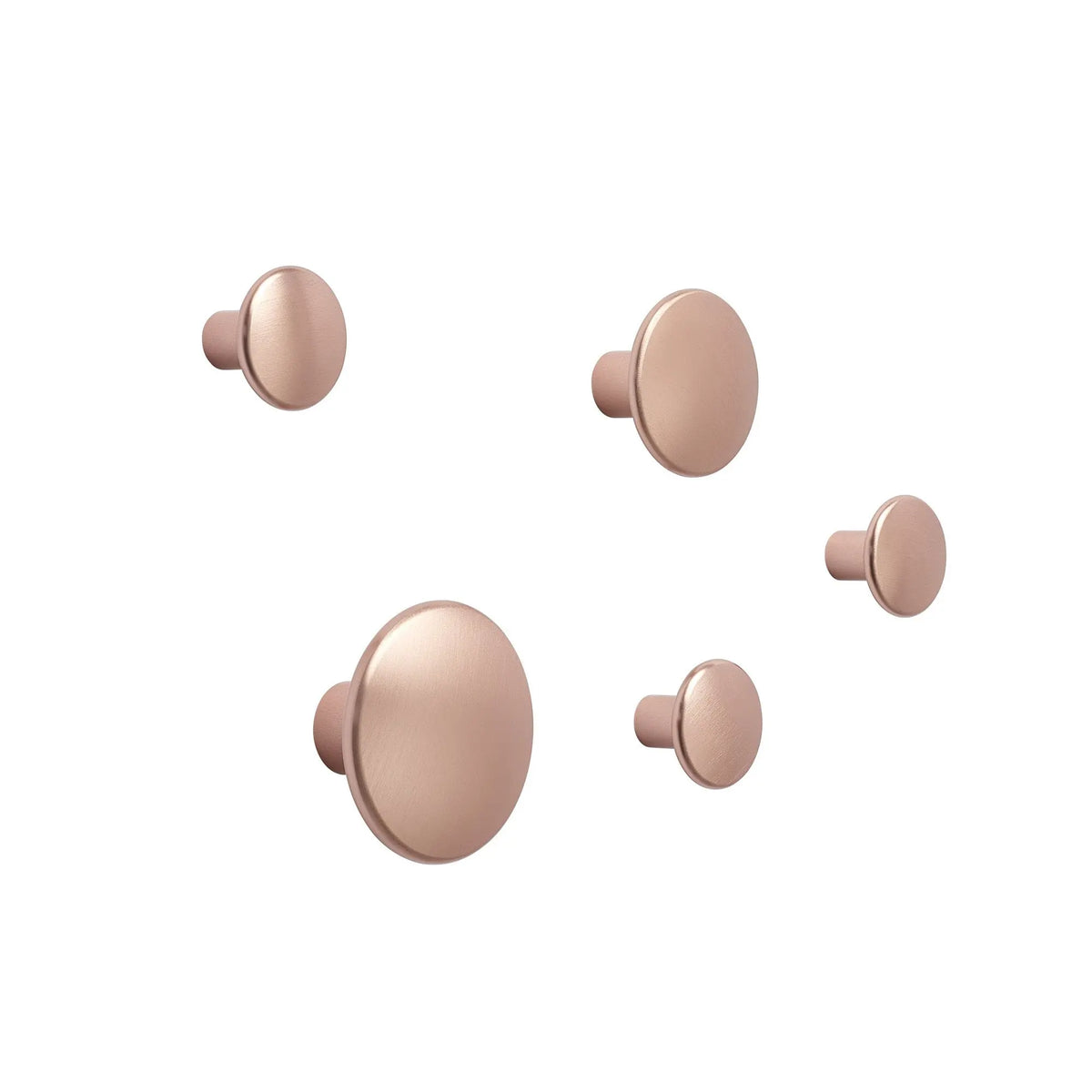 Muuto Dots Metal ripustin 5 kpl - Laatukaluste