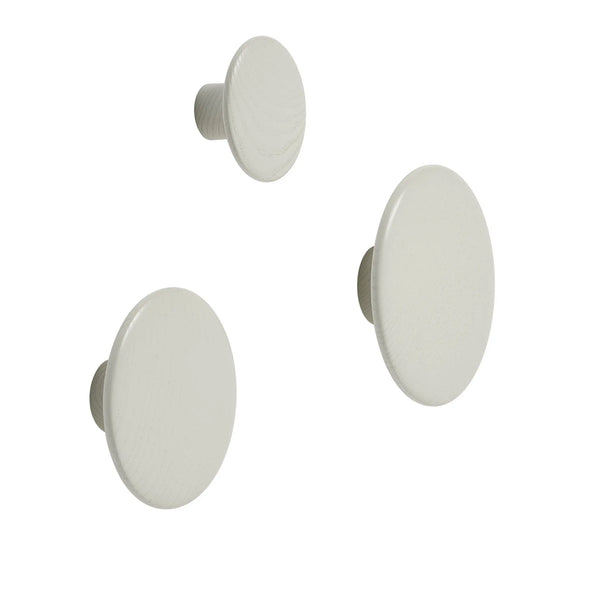 Muuto Dots ripustin 5 kpl luonnonvalkoinen - Laatukaluste