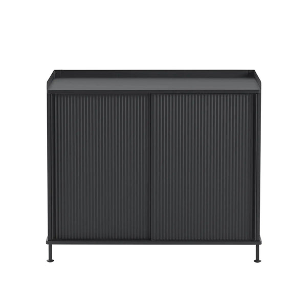 Muuto Enfold senkki 100cm musta/musta Muuto