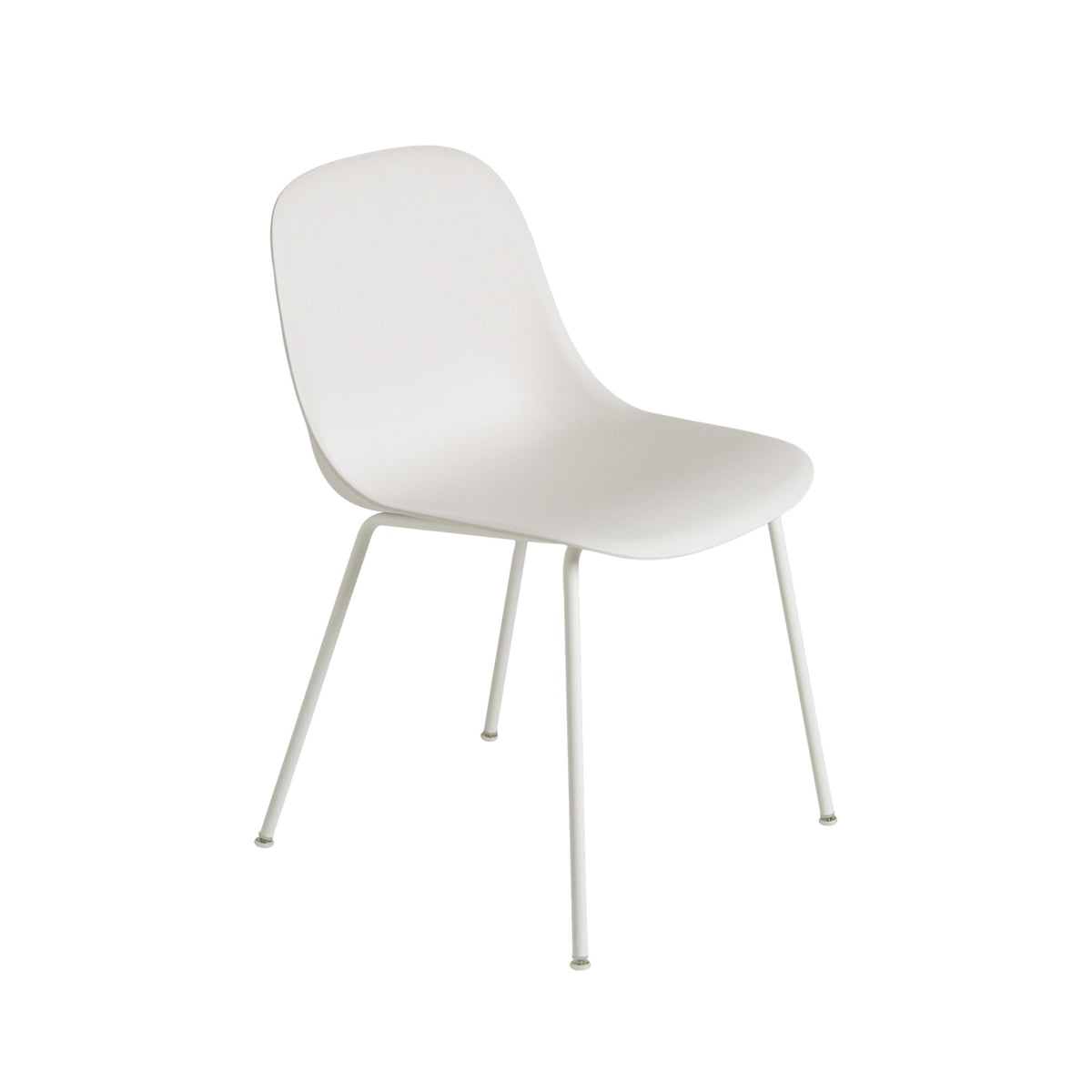 Muuto Fiber tuoli, teräsjalat, valkoinen - Laatukaluste
