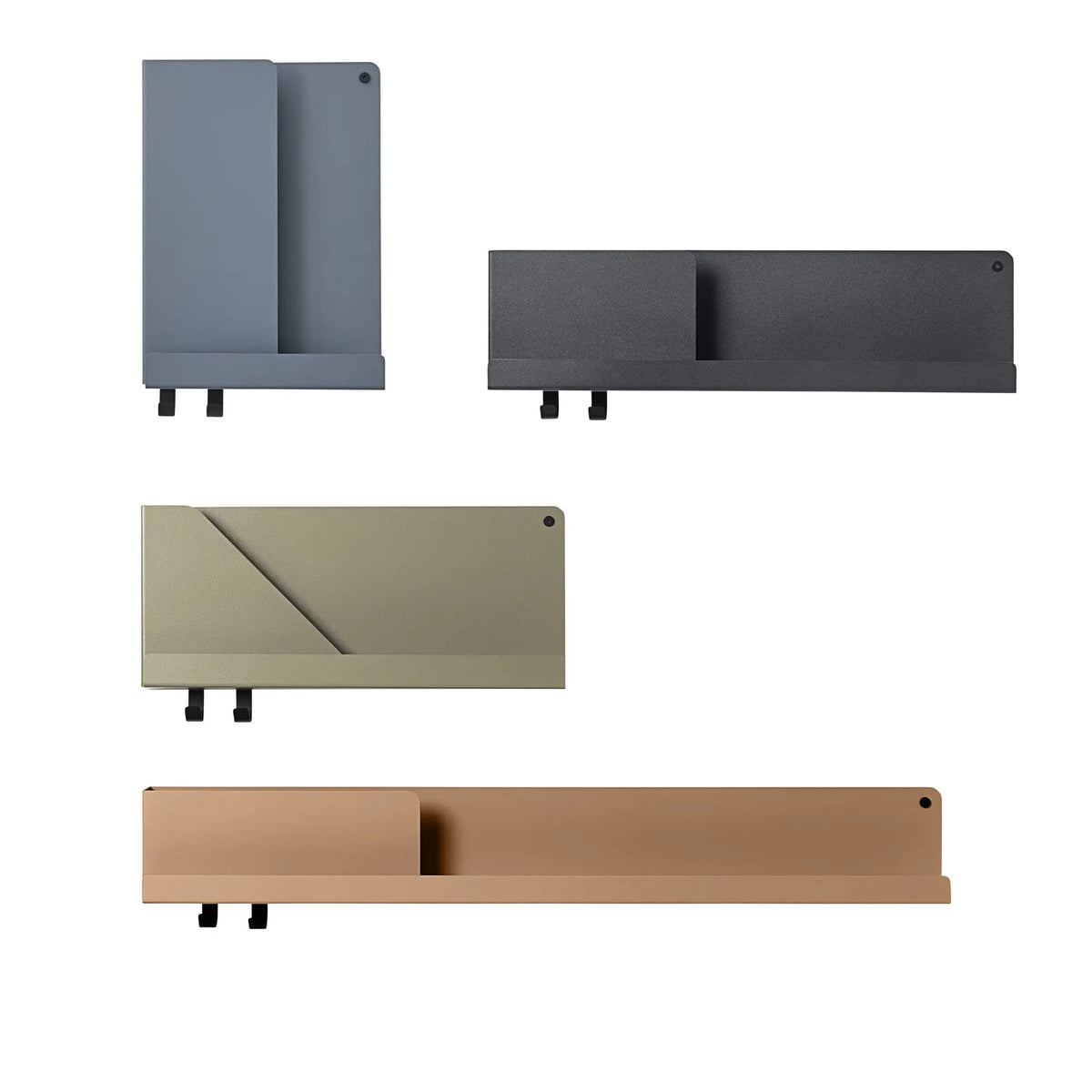 Muuto Folded hylly L poltettu oranssi Muuto