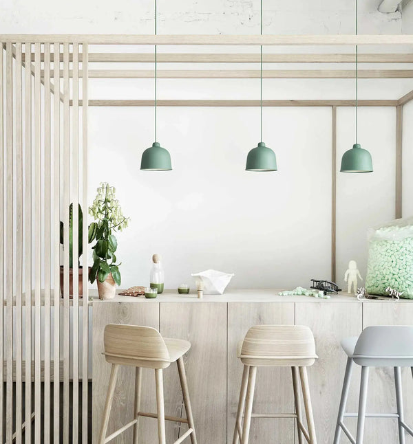 Muuto Grain riippuvalaisin vihreä - Laatukaluste