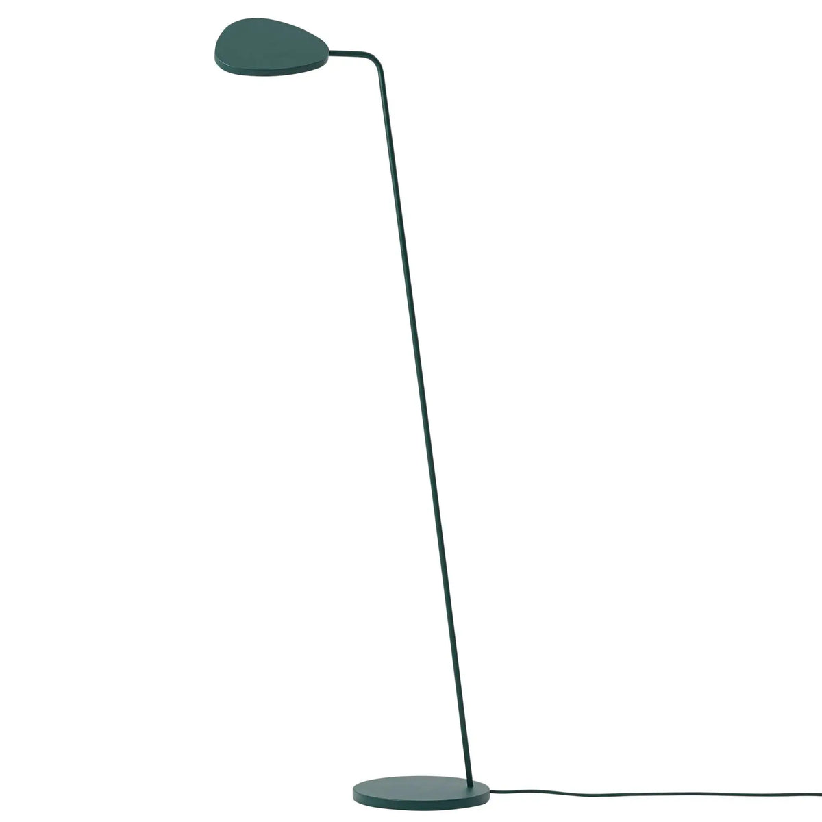 Muuto Leaf lattiavalaisin tummanvihreä - Laatukaluste