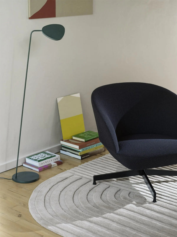 Muuto Leaf lattiavalaisin tummanvihreä Muuto