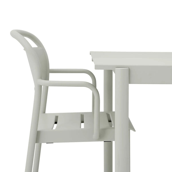 Muuto Linear nojatuoli harmaa - Laatukaluste
