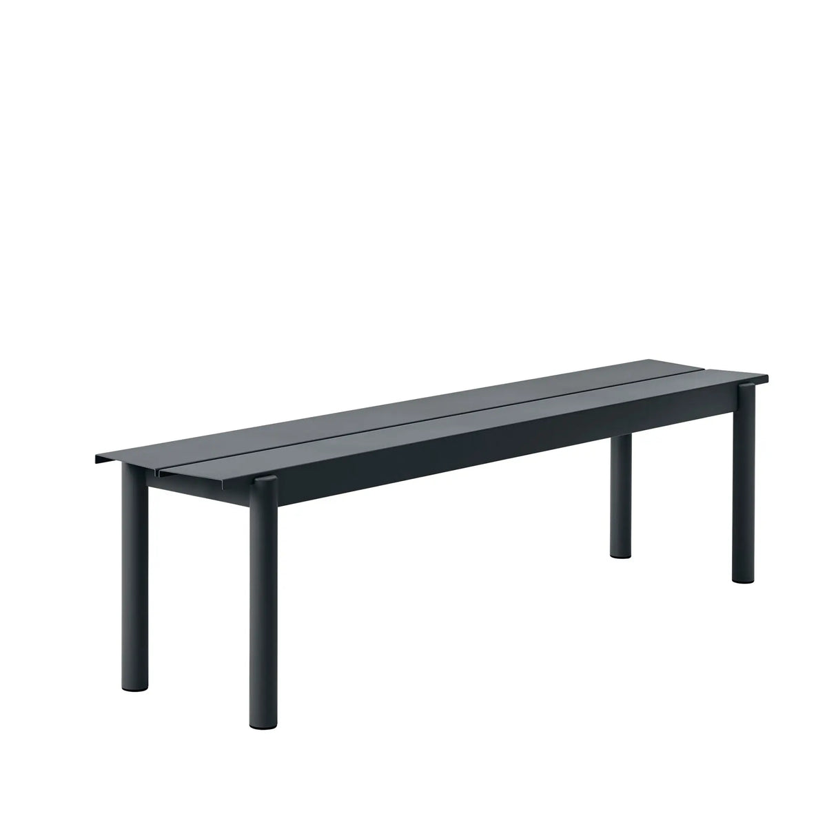 Muuto Linear penkki 170cm musta - Laatukaluste